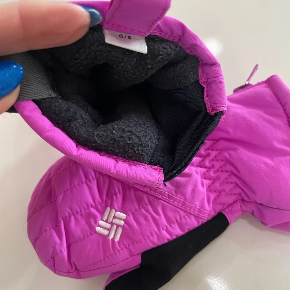 Columbia winter snow gloves mittens girl 3-4